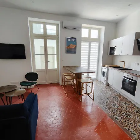 公寓 Bright And Modern Apartments & Loft With Air Condition, In The Heart Of Beziers
